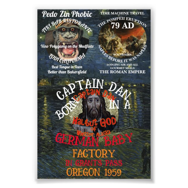 Was je mit Mels Baby Dawson City Yukon passiert is Fotodruck (Vorne)