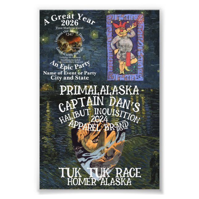 Was je mit Mels Baby Dawson City Yukon passiert is Fotodruck (Vorne)