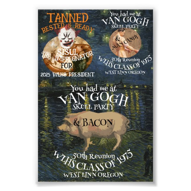 Was je mit Mels Baby Dawson City Yukon passiert is Fotodruck (Vorne)