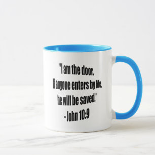 Was Jesus tat zu sagen: Ich bin die Tür-Tasse Tasse