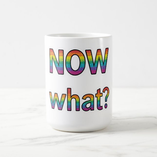 Was jetzt? kaffeetasse (Mittel)