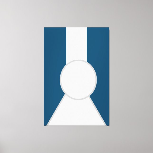 "Was jetzt?" Leinwanddruck (Vorderseite)