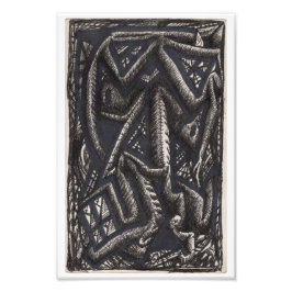 Was kann er vom Herzen wissen? Fotodruck