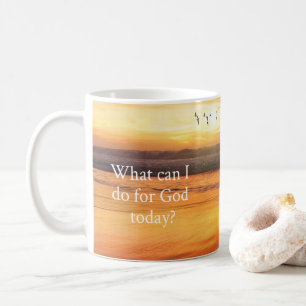 Was kann ich für Gott tun? Kaffeetasse