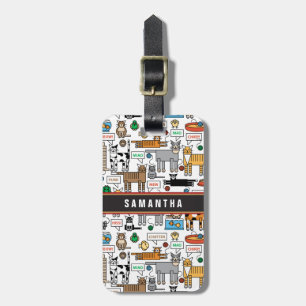 Was Katzen sagen Gepäckanhänger