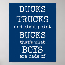 Was kleine Jungs sind aus Plakatdruck-Set gemacht? Poster