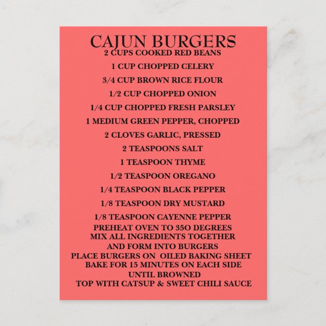 Was kocht? Rezept - Postkarte (Vorderseite)