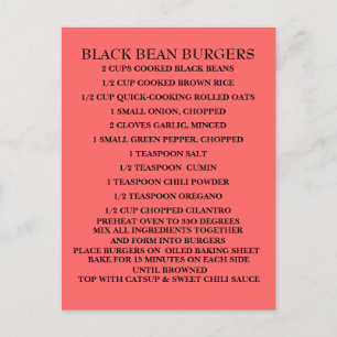 Was kocht? Rezept - Postkarte