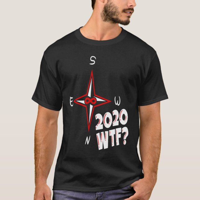 Was kommt als Nächstes 2020 Der Upside-Down-Kompas T-Shirt (Vorderseite)