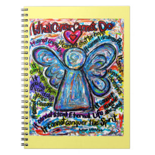 Was Krebs nicht tun kann Angel Art Journal-Noteboo Notizblock