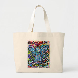 Was Krebs nicht tun kann Angel Art Tote Tasche