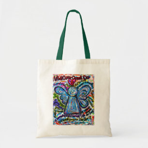 Was Krebs nicht tun kann Angel Art Tote Tasche