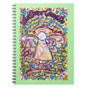 Was Krebs nicht tun kann Angel Journal Art Noteboo Notizblock