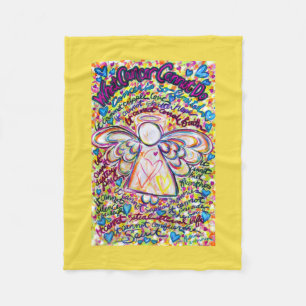 Was Krebs nicht tun kann Chemo Custom Blanket Fleecedecke