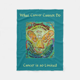 Was Krebs nicht tun kann Chemo Custom Blanket Fleecedecke