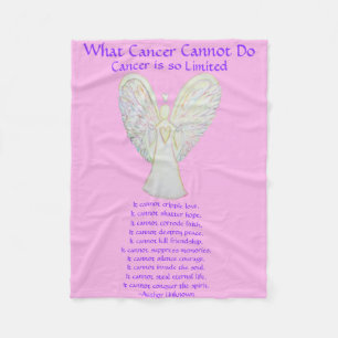 Was Krebs nicht tun kann Chemo Custom Blanket Fleecedecke