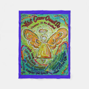 Was Krebs nicht tun kann Chemo Custom Blanket Fleecedecke