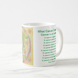 Was Krebs nicht tun kann Hoffnung Kaffeebecher Tas Kaffeetasse