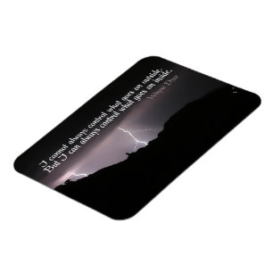 Was läuft auf dem inspirierenden Foto-Magnet? Magnet