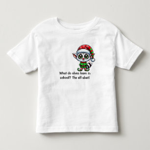 Was lernen Elfen in der Schule? Kleinkind T-shirt