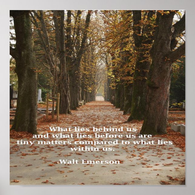 "Was liegt in uns?" Poster (Vorne)