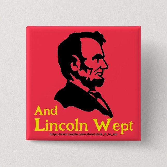 WAS LINCOLN FÜR TRUMP DENKEN WÜRDE BUTTON (Vorderseite)