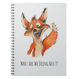 Was machen wir als Nächstes? Notizblock