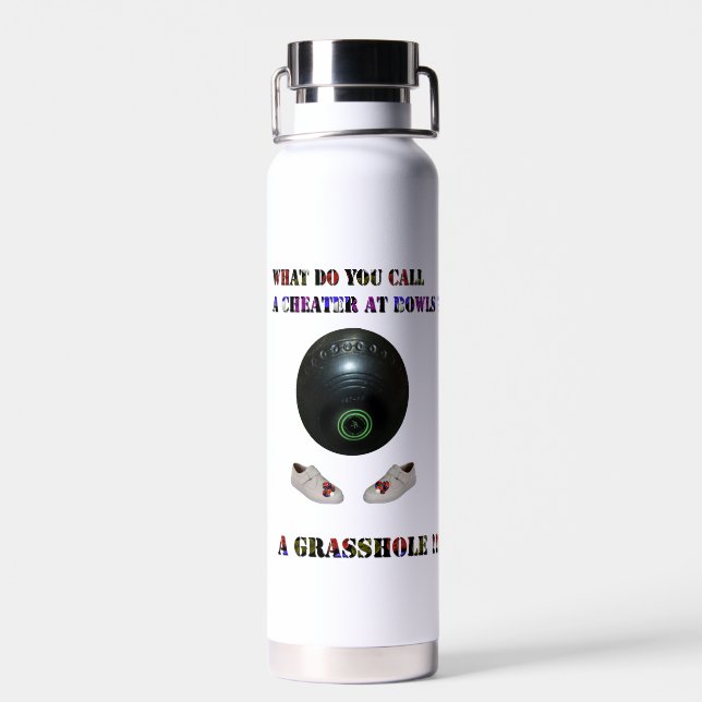 Was machst du bei den Rasenschüsseln? Trinkflasche (Rückseite)