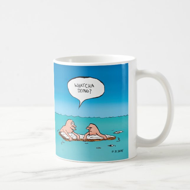 Was macht das? Cartoon Kaffeetasse (Rechts)