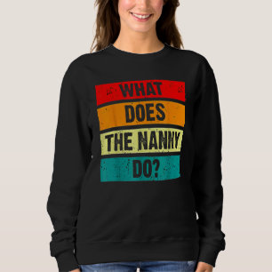 Was macht das Kindermädchen? 1 Sweatshirt