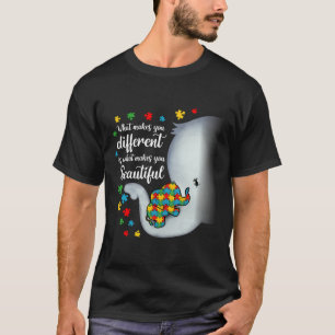Was macht dich zu anderen Elefanten der Autismus-M T-Shirt
