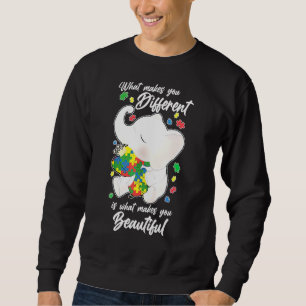 Was macht dich zu einem anderen Elefanten-Mama-Aut Sweatshirt