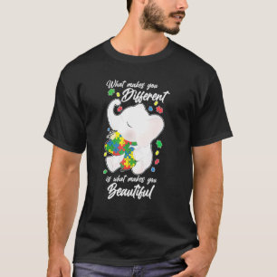 Was macht dich zu einem anderen Elefanten-Mama-Aut T-Shirt