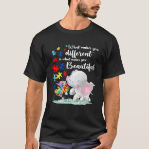 Was macht dich zu einem anderen Elefanten-Mama-Aut T-Shirt