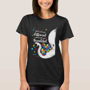 Was macht dich zu einem anderen Elefanten-Mama-Aut T-Shirt