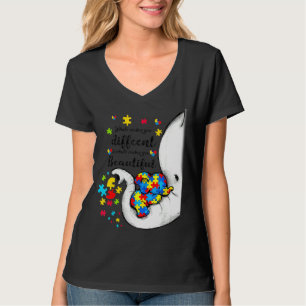 Was macht dich zu einem anderen Elefanten-Mama-Aut T-Shirt
