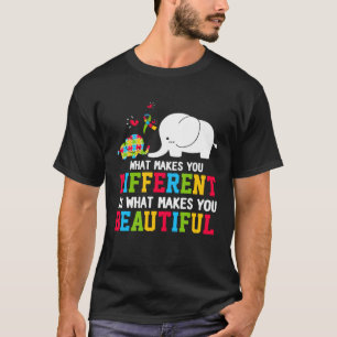 Was macht dich zu einem anderen Elefanten-Mama-Aut T-Shirt
