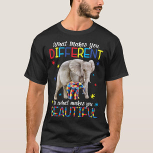 Was macht dich zu einem anderen Elefanten-Mama-Aut T-Shirt