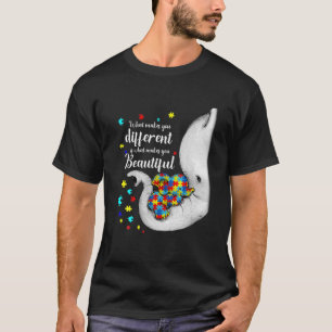 Was macht dich zu einem anderen Elefanten-Mama-Aut T-Shirt