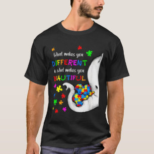 Was macht dich zu einem anderen Elefanten-Mama-Aut T-Shirt