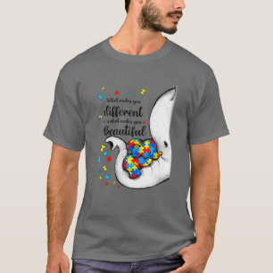 Was macht dich zu einem anderen Elefanten-Mama-Aut T-Shirt