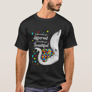 Was macht dich zu einem anderen Elefanten-Mama-Aut T-Shirt