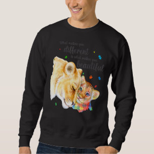 Was macht dich zu einer anderen Löwenautismus Mama Sweatshirt