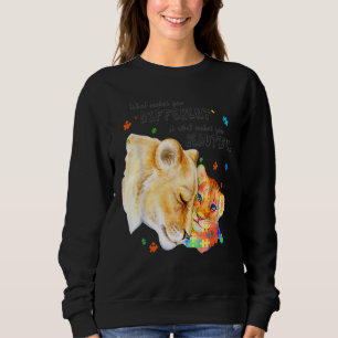 Was macht dich zu einer anderen Löwenautismus Mama Sweatshirt