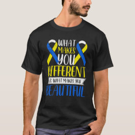 Was macht einen anders, Down-Syndrom-Bewusstsein T-Shirt