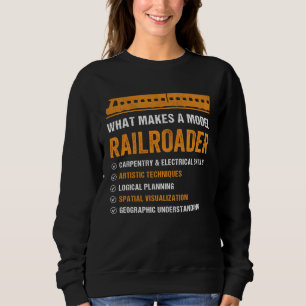 Was macht einen Modell-Eisenbahner für Tischlerei Sweatshirt