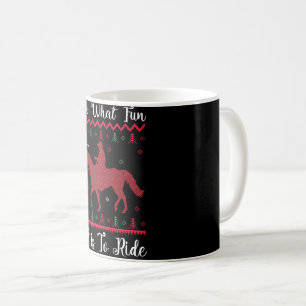 Was macht es doch für einen Spaß, auf einem Pferd Kaffeetasse