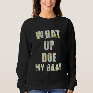 Was macht mein Baby Vintage Karte von U-Bahn-Detro Sweatshirt