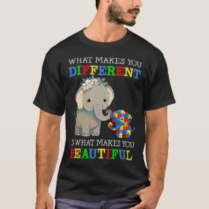 Was macht Sie zu einem anderen elementaren Autismu T-Shirt