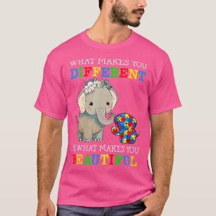 Was macht Sie zu einem anderen elementaren Autismu T-Shirt